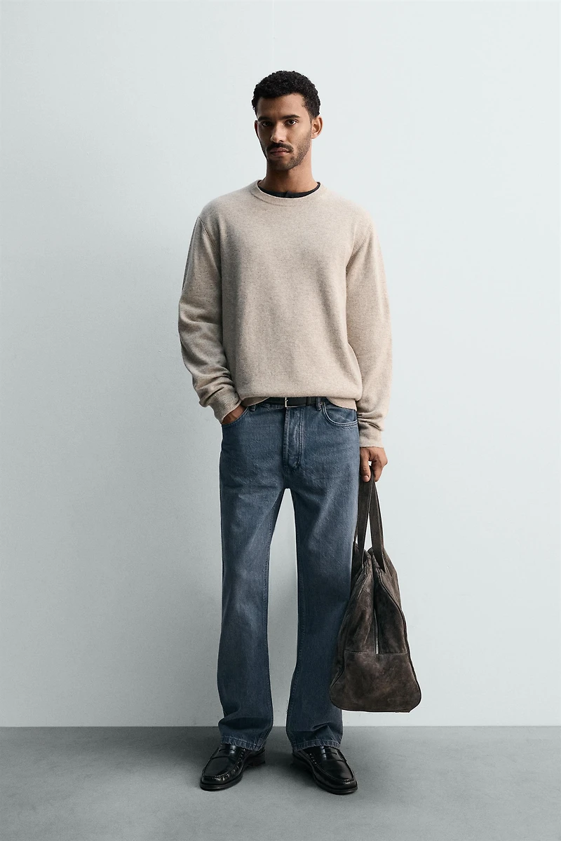 LIGHT WOOL - CASHMERE JUMPER