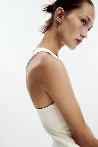 HALTER INTERLOCK DRESS