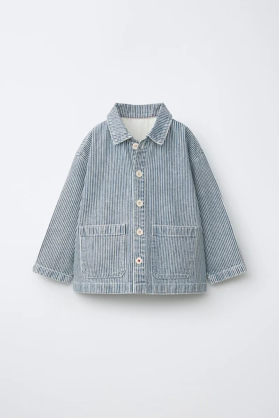 STRIPED OVERSHIRT