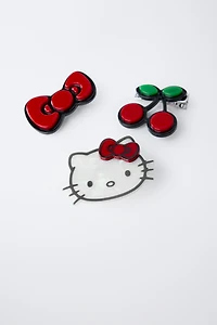 PACK OF THREE HELLO KITTY © SANRIO HAIR CLIPS