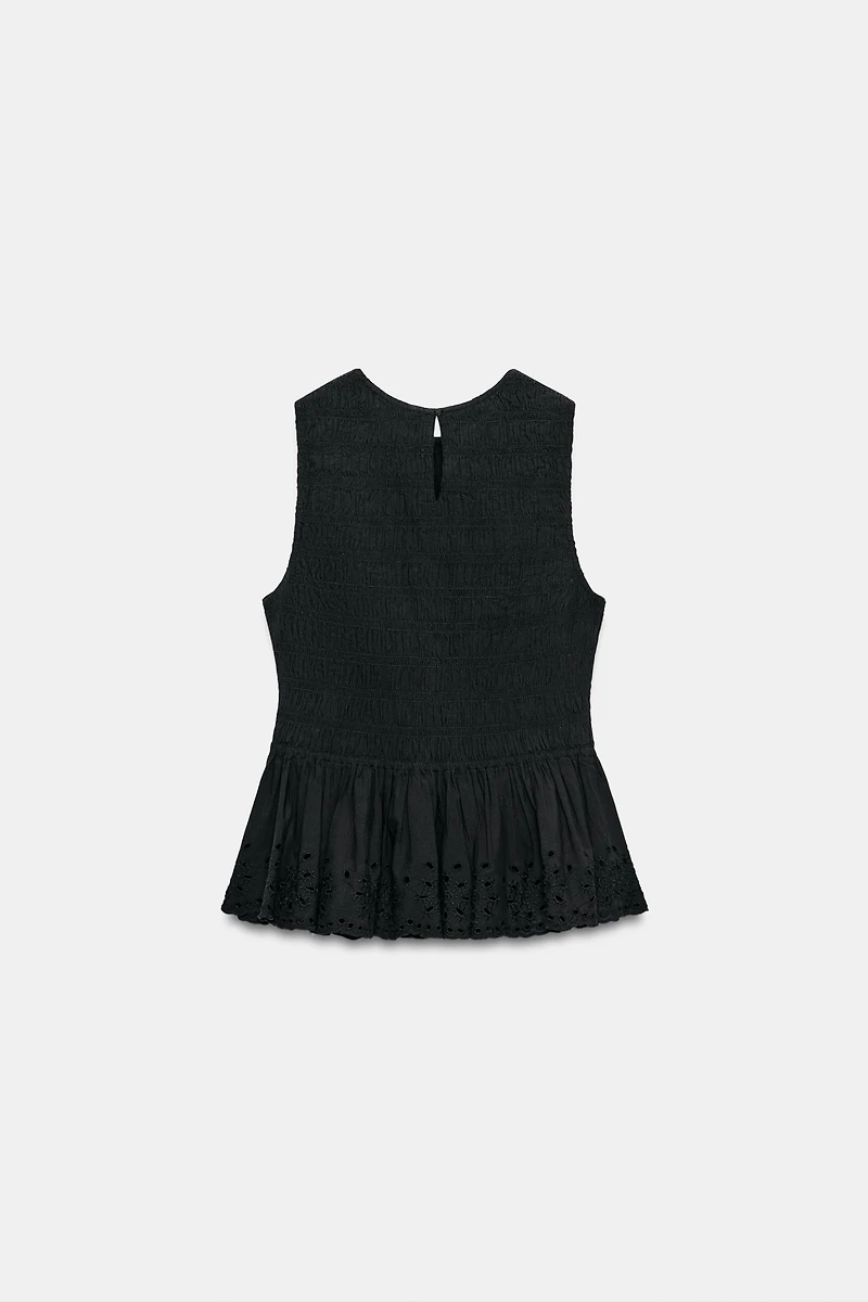 SMOCKED TOP
