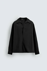FLOWY POLO SHIRT