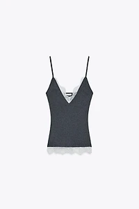 LACE STRAPPY TOP