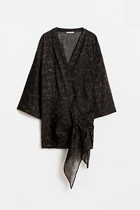 ANIMAL PRINT COTTON DRESS