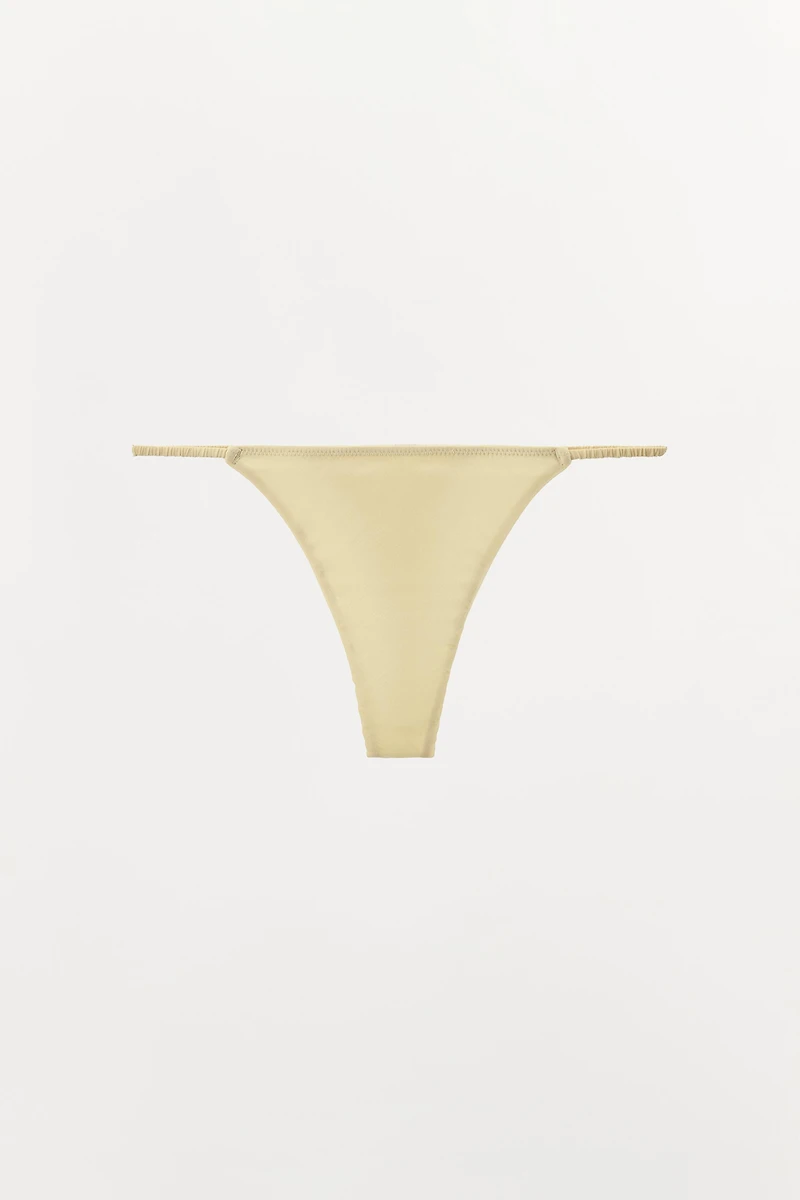TANGA EN MÉLANGE DE SOIE
