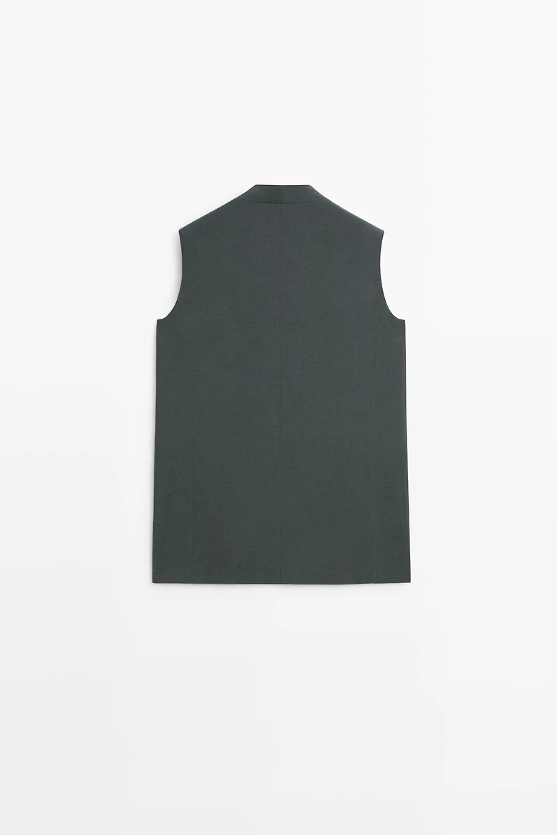 V-neck vest total look - STUDIO