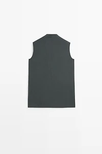 V-neck vest total look - STUDIO