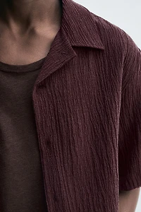 RELAXED FIT TEXTURED SHIRT