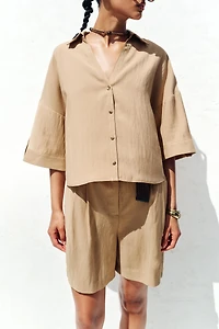 WIDE SHORT SLEEVE SHIRT