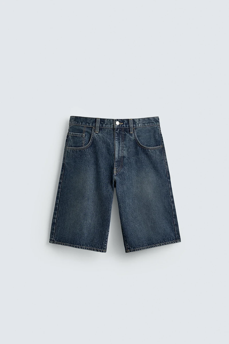 BAGGY FIT DENIM SHORTS