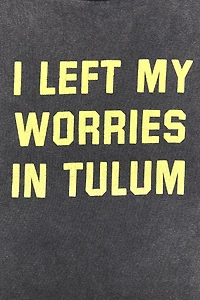 WASHED T-SHIRT WITH TEXT