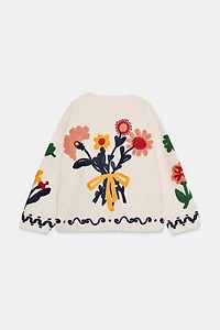 FLORAL EMBROIDERED JACKET