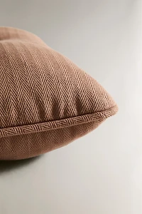 COTTON STRUCTURED SEAT CUSHION