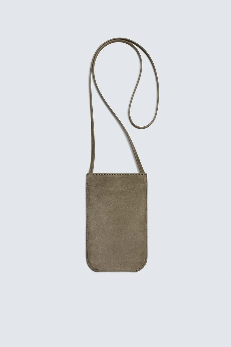 LEATHER CROSSBODY BAG