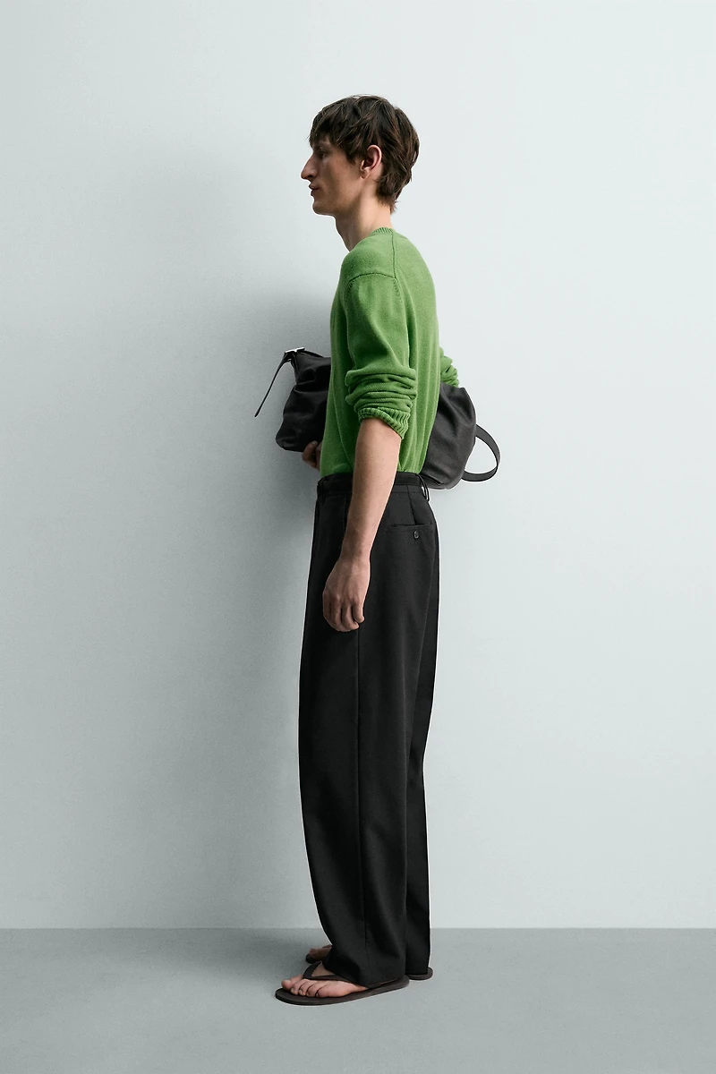 COTTON LINEN BLEND JUMPER