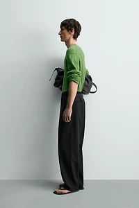 COTTON LINEN BLEND JUMPER