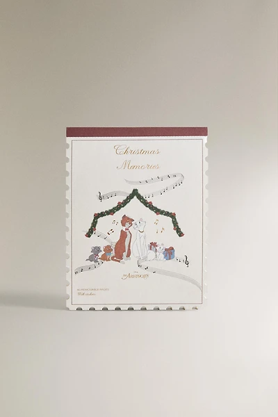 CHRISTMAS STICKER NOTEBOOK THE ARISTOCATS ©DISNEY