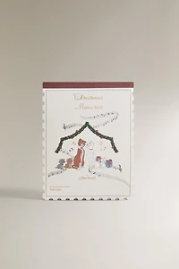 CHRISTMAS STICKER NOTEBOOK THE ARISTOCATS ©DISNEY