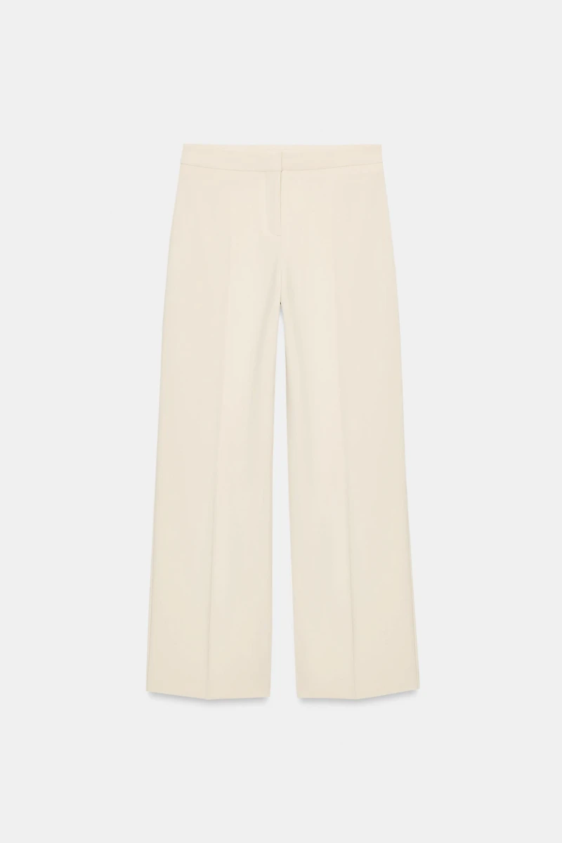 HIGH-WAISTED STRAIGHT LEG PANTS