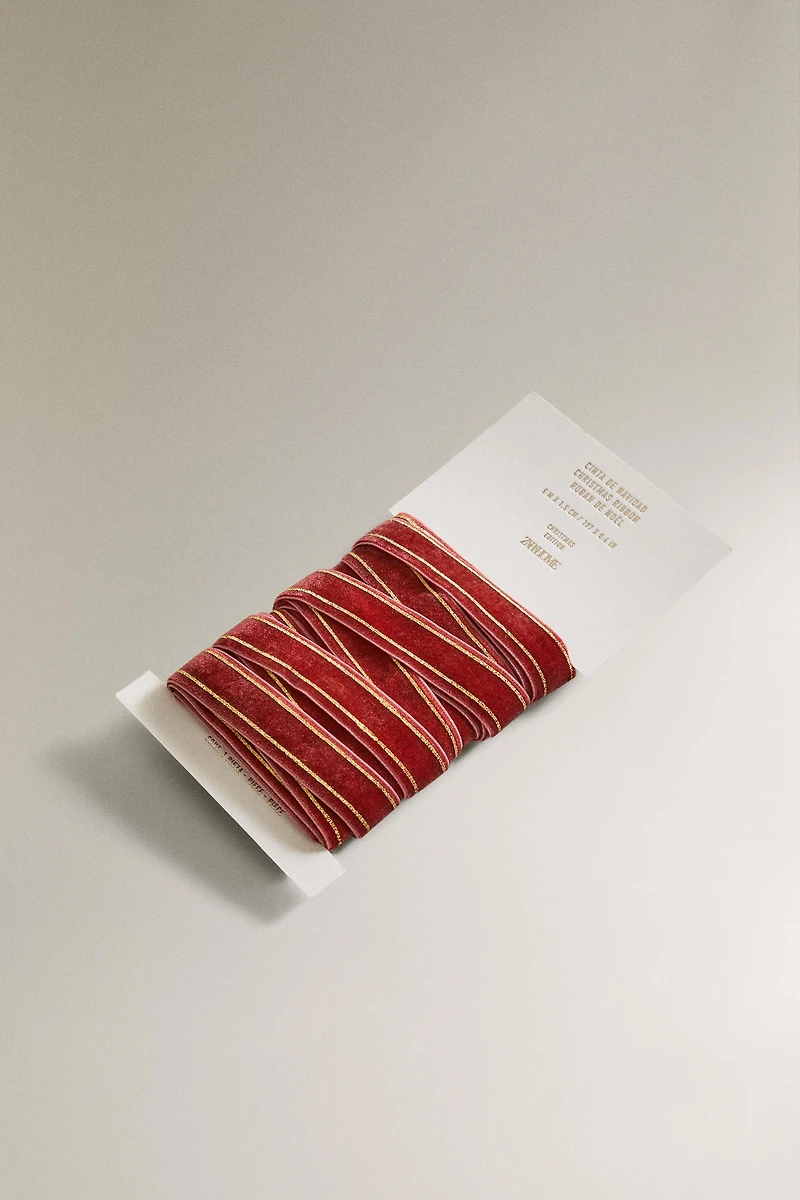 RUBAN CADEAUX NOËL VELOURS