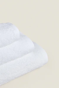 (500 GXM²) SERVIETTE DE BAIN COTON ÉPONGE UNIE