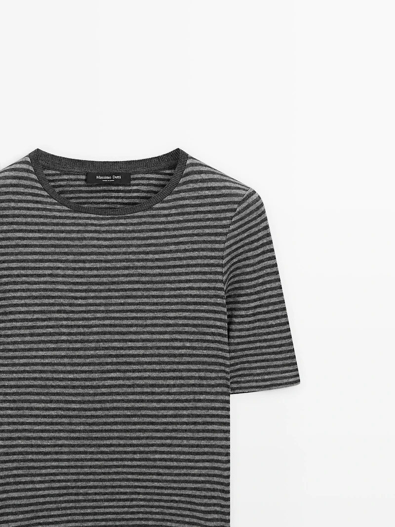 Short sleeve striped shirt