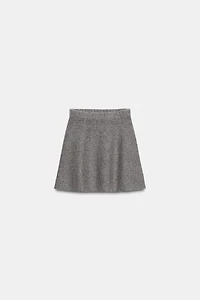 WOOL MINI SKIRT