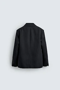 LIMITED EDITION 100% WOOL PINSTRIPE BLAZER