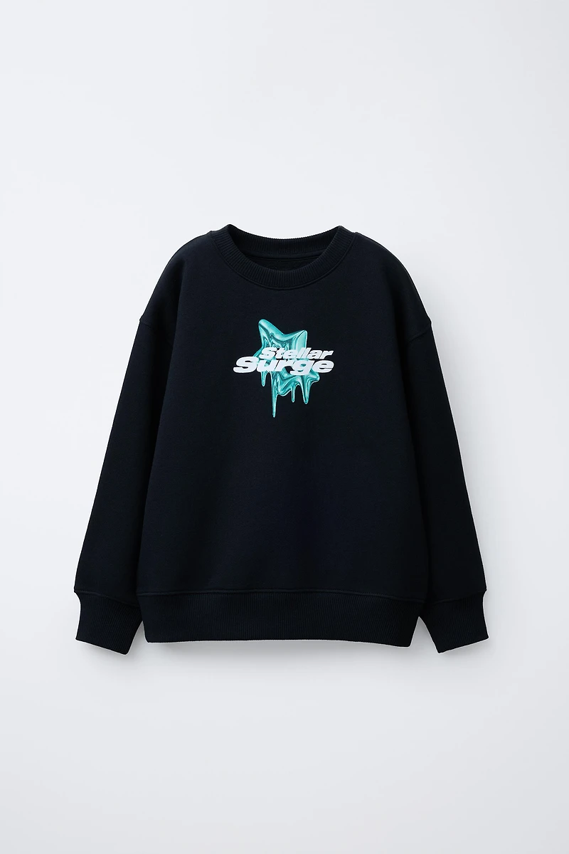 STAR PRINT SWEATSHIRT