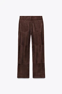 ZW COLLECTION LIMITED EDITION 100% SUEDE PANTS
