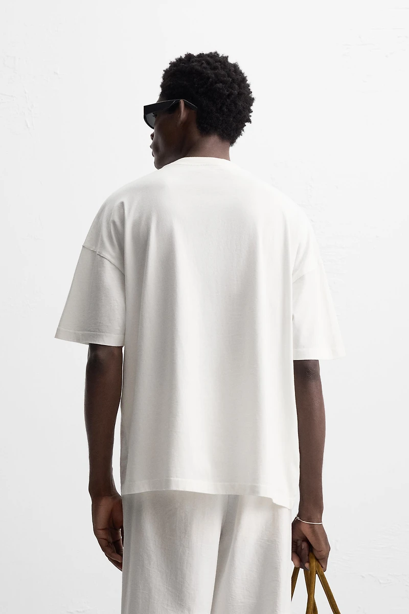 CONTRAST EMBROIDERY SHIRT