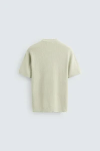 PURL KNIT T-SHIRT