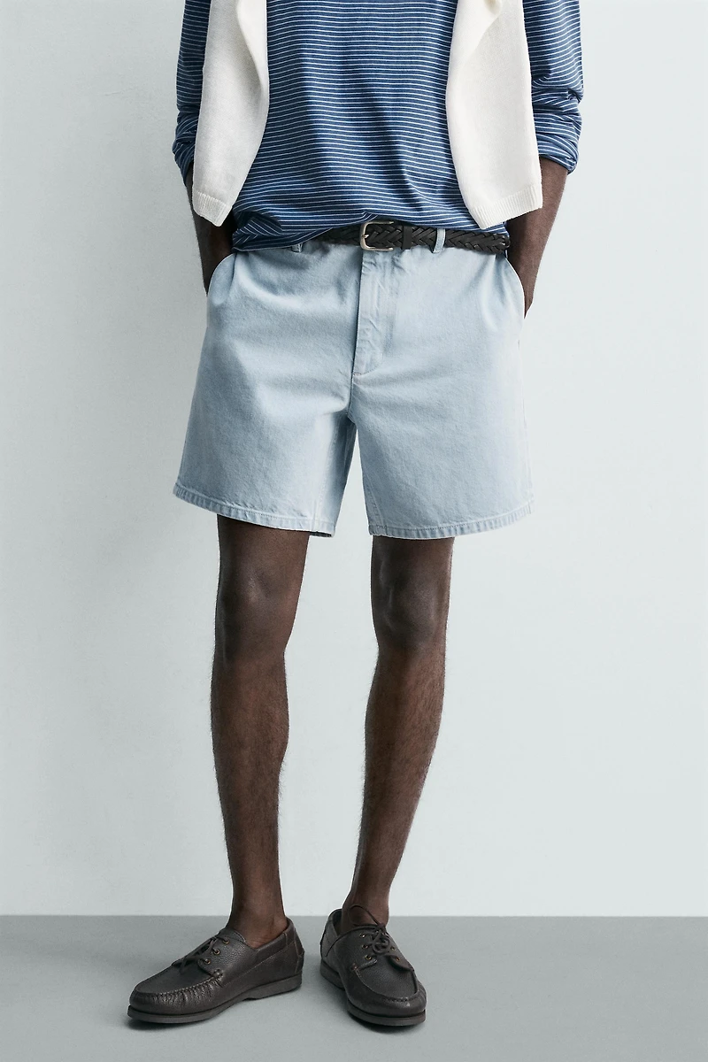 SHORT CHINO EN JEAN