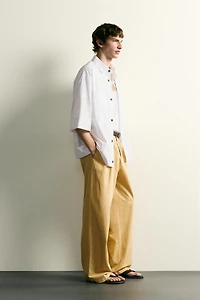 STRIPED BOXY FIT SHIRT