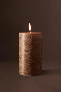 SALTED CARAMEL CYLINDRICAL SCENTED CANDLE