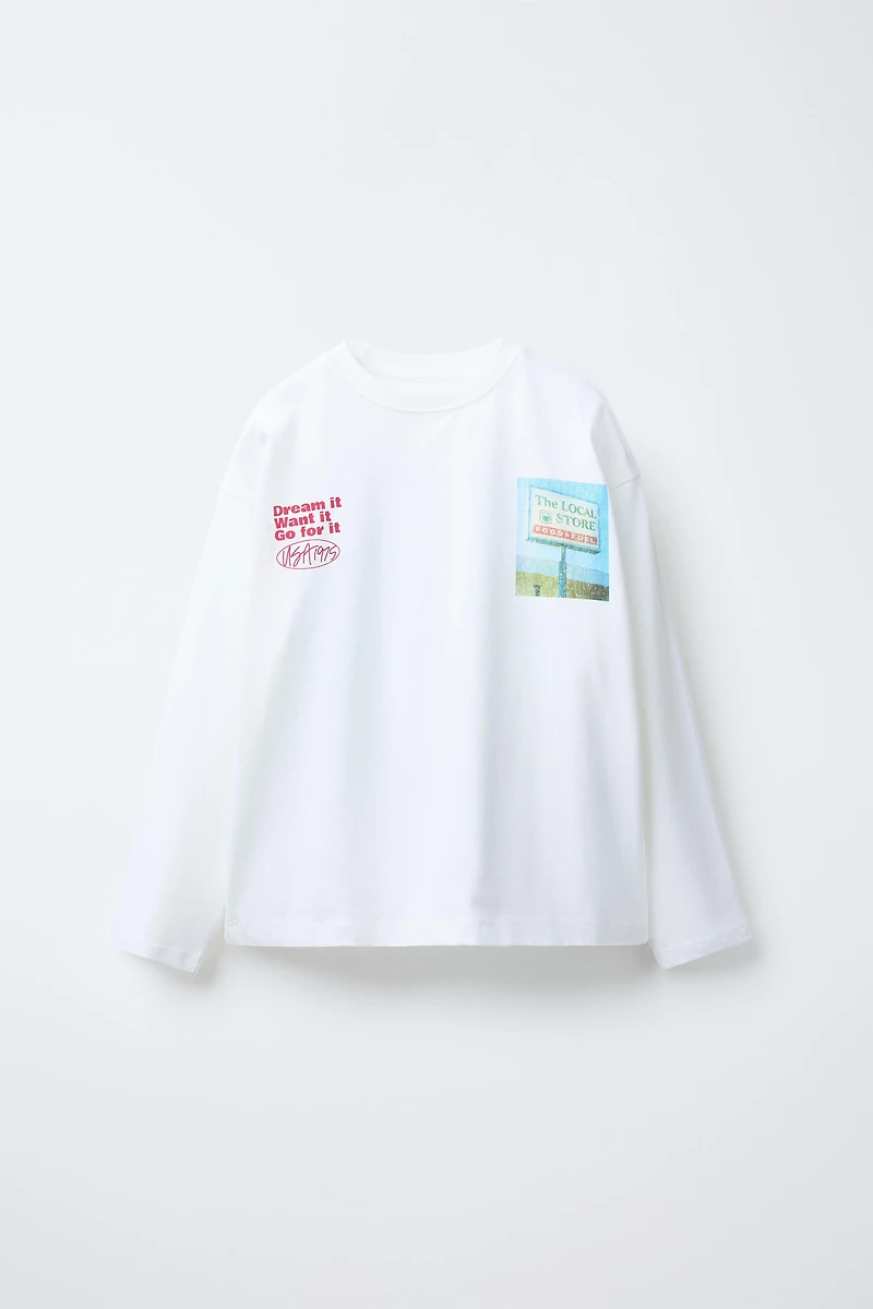 GAS STATION PRINT T-SHIRT