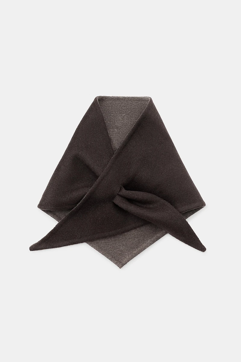 WOOL TRIANGULAR BANDANA