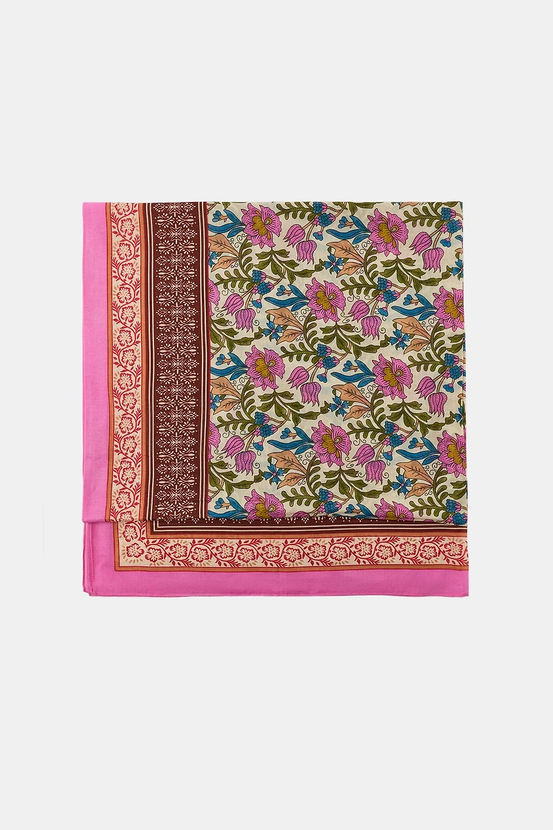 FLORAL PRINT SCARF