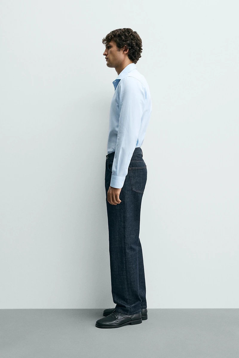 REGULAR FIT TEXTURED SHIRT