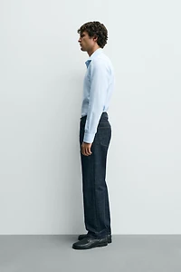 REGULAR FIT TEXTURED SHIRT