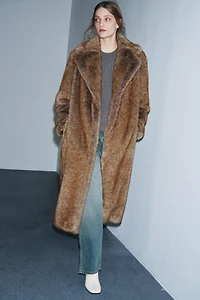 FAUX FUR COAT ZW COLLECTION LIMITED EDITION
