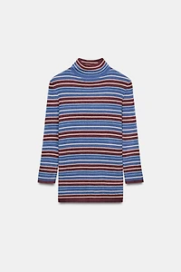STRIPED KNIT JUMPER
