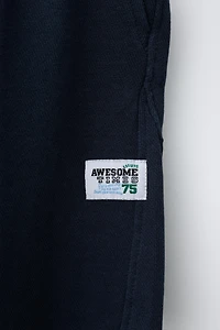 PANTALON BARREL ÉTIQUETTE