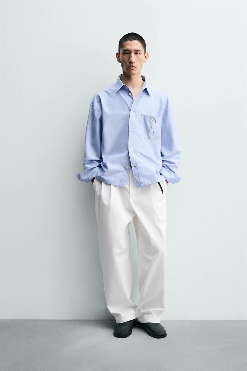 CHEMISE OXFORD COUPE BOXY