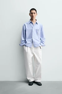 CHEMISE OXFORD COUPE BOXY