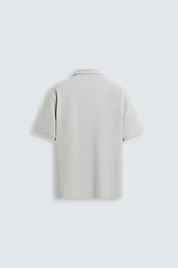 BASIC TEXTURED POLO SHIRT