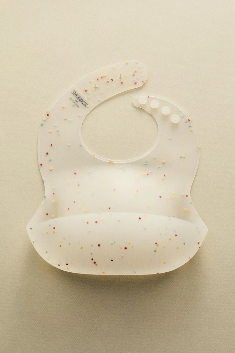 CHILDREN'S SILICONE CONFETTI BIB
