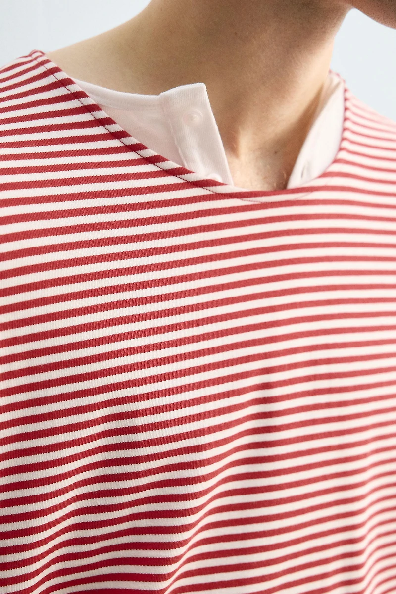 LIMITED EDITION JACQUARD STRIPED T-SHIRT
