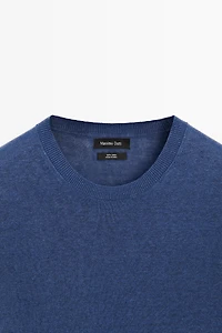 Lightweight 100% linen knit T-shirt