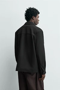 COMFORT TEXTURED OVERSHIRT